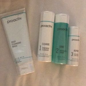 Proactive 3 step 90 day set w/ deep cleansing wash